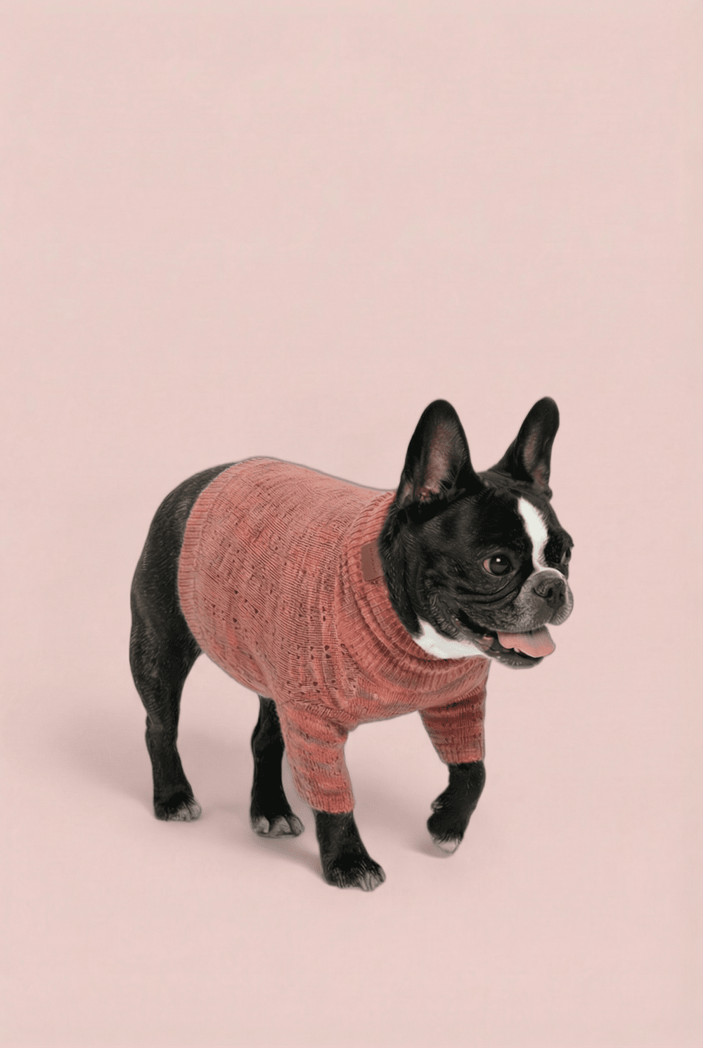 Warm Knit Dog Sweater for Small Dogs – Soft Turtleneck